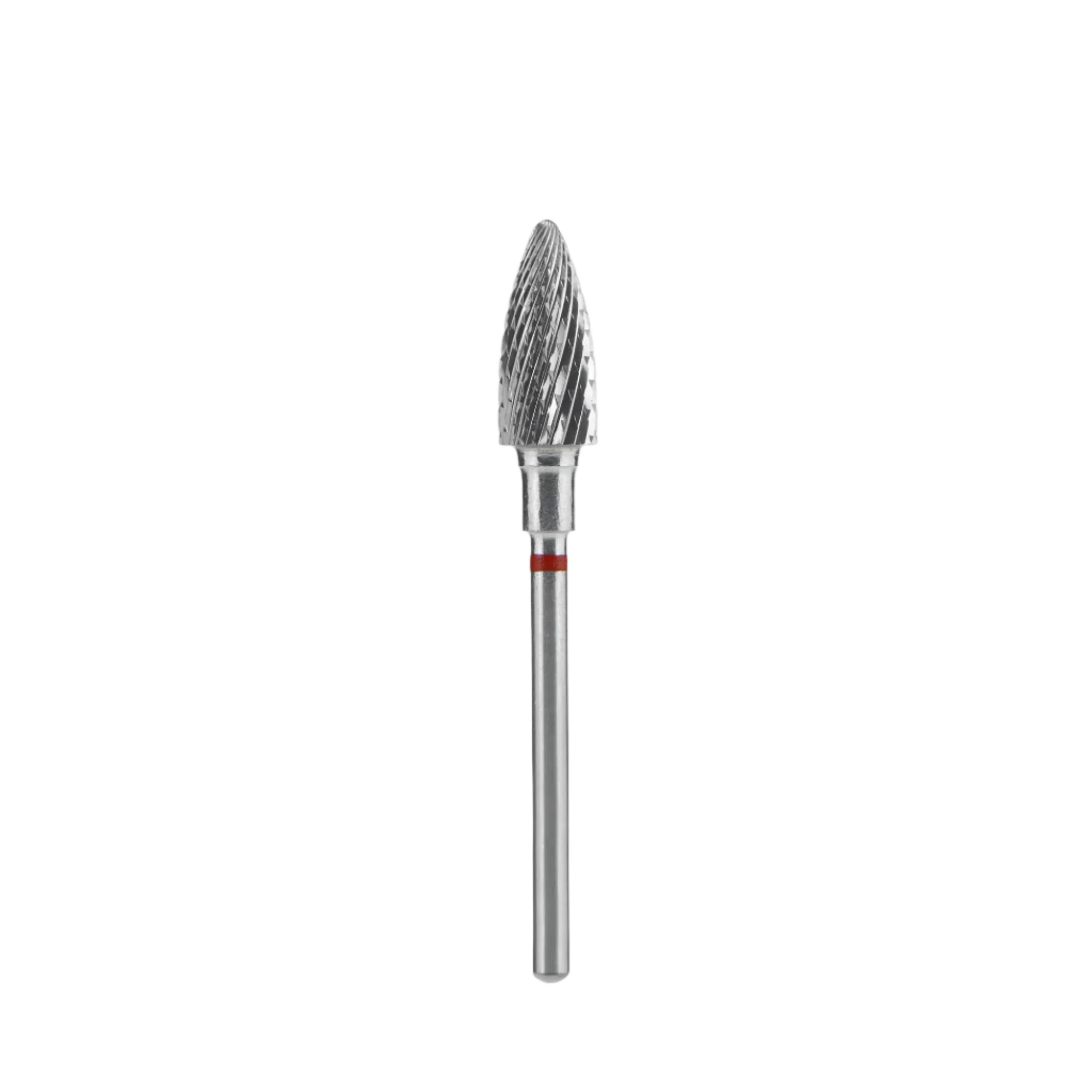 STALEKS - Carbide nail drill bit, "Pine Cone", red hard, 6/14mm (FT110r060/14) (#213)