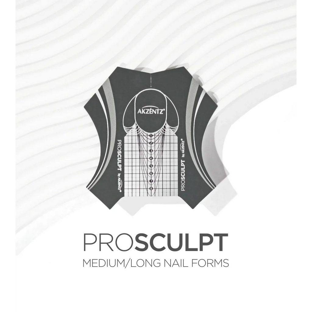 Akzentz ProSculpt Nail Forms, Medium/Long, 300 Forms per Roll