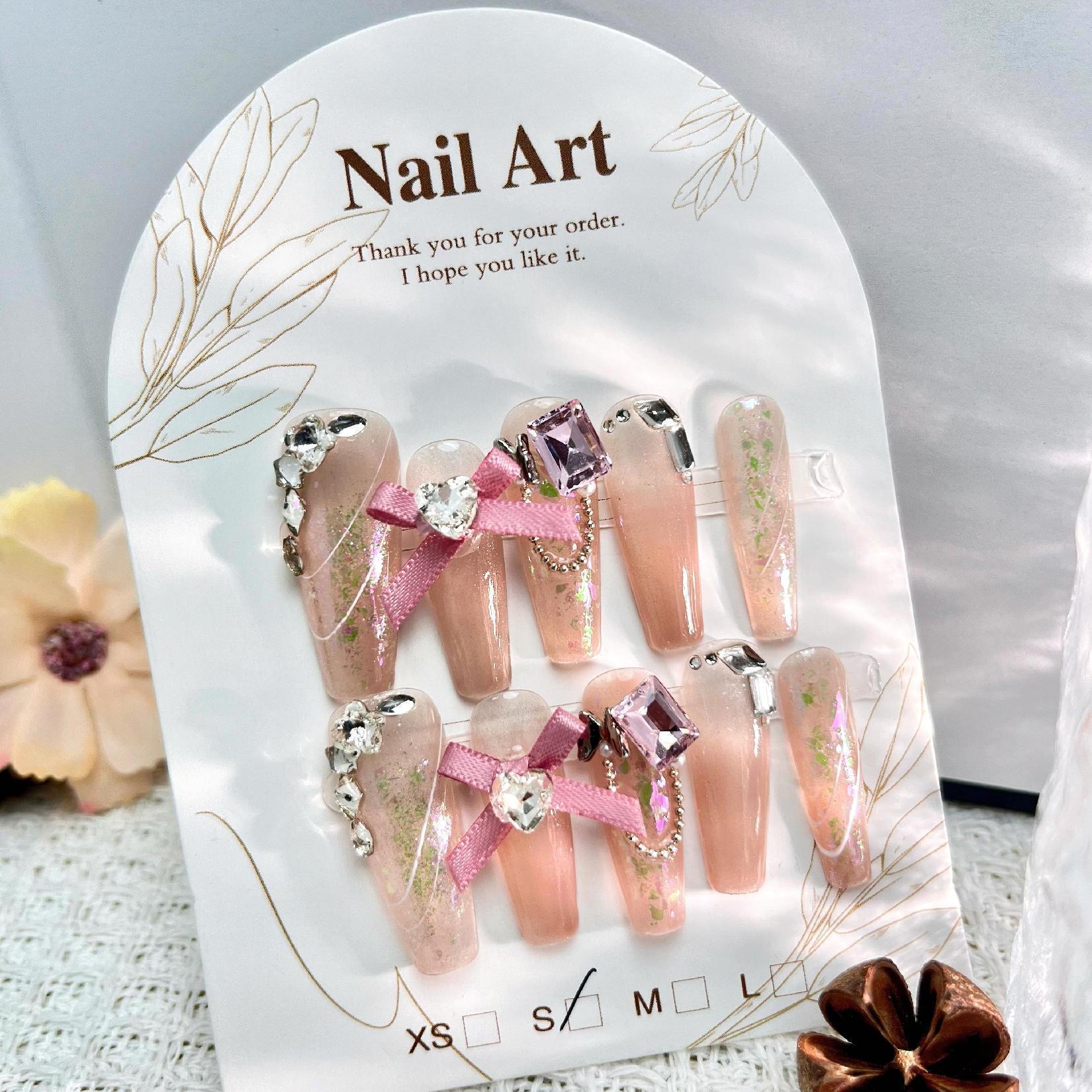 Handmade press on nails fake nails removable