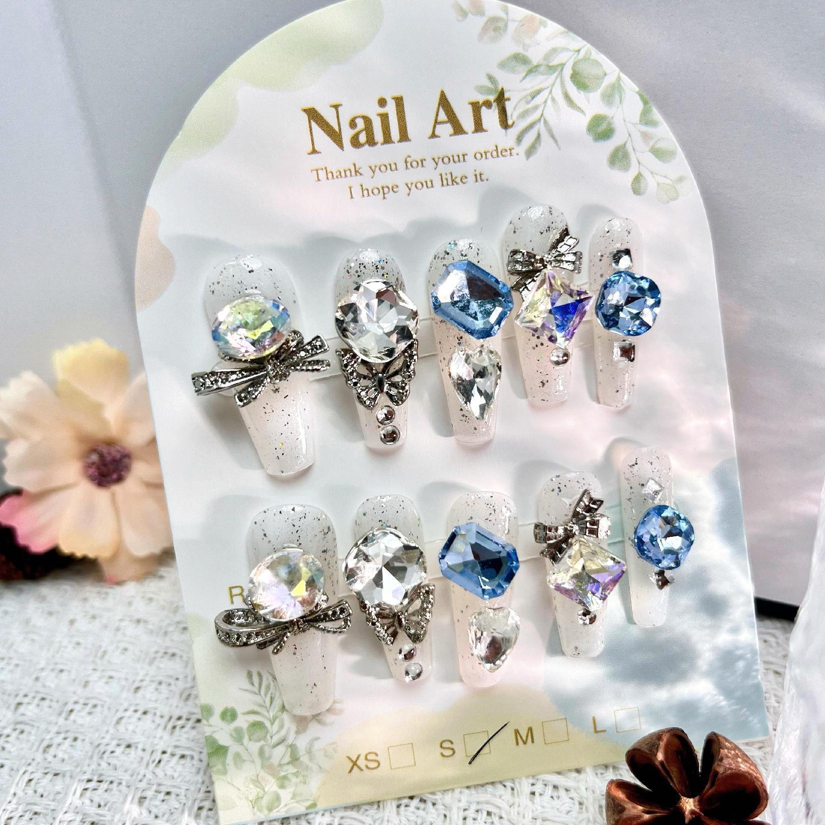 Handmade press on nails fake nails removable