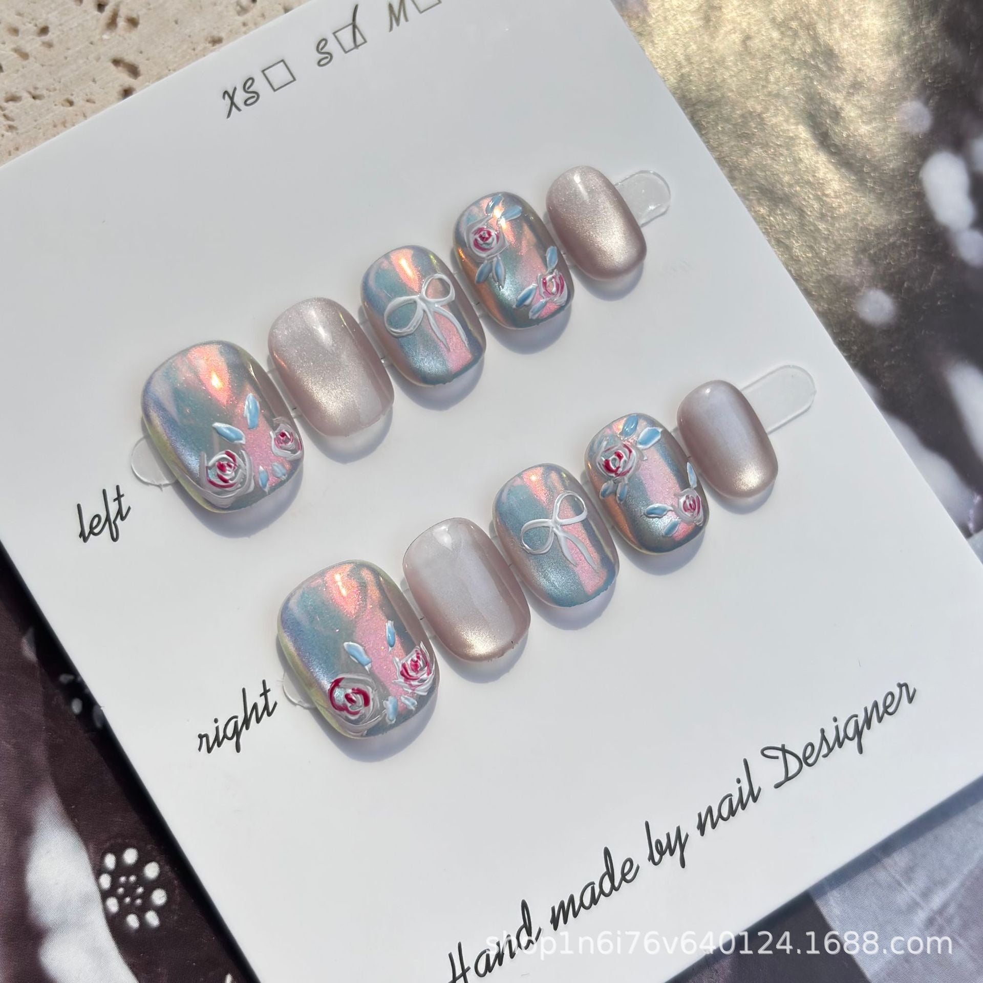 0940- Handmade press on nails fake nails removable