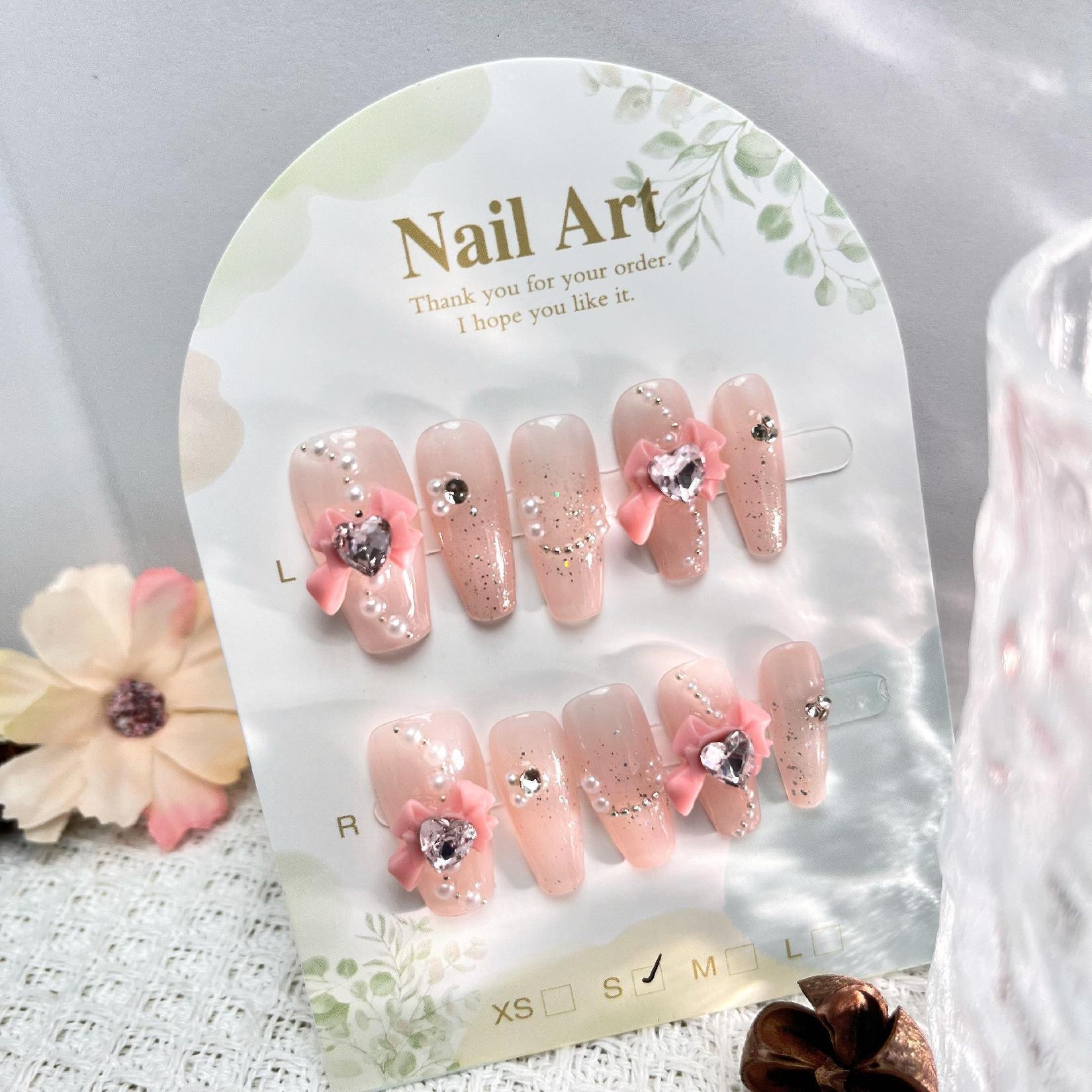 Handmade press on nails fake nails removable