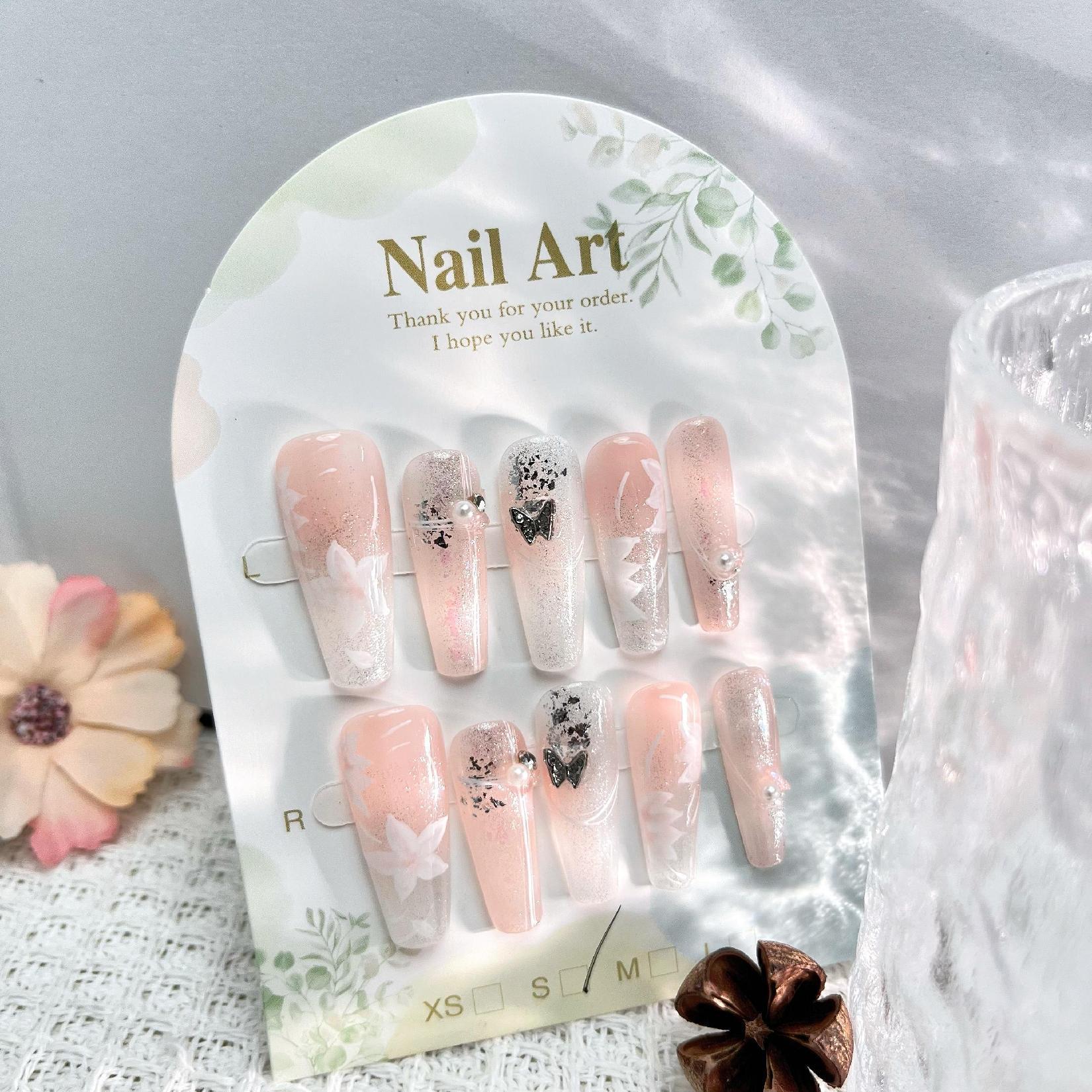 Handmade press on nails fake nails removable
