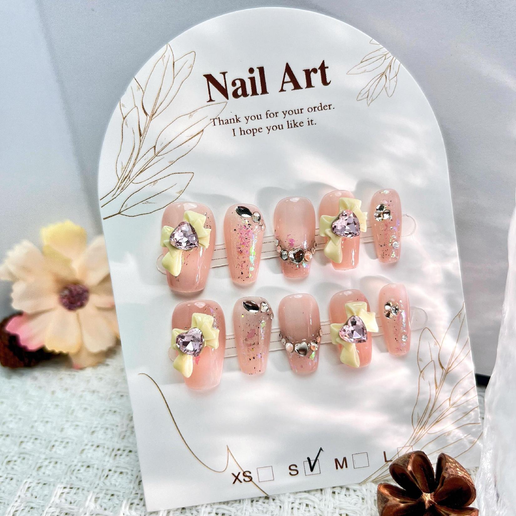 Handmade press on nails fake nails removable