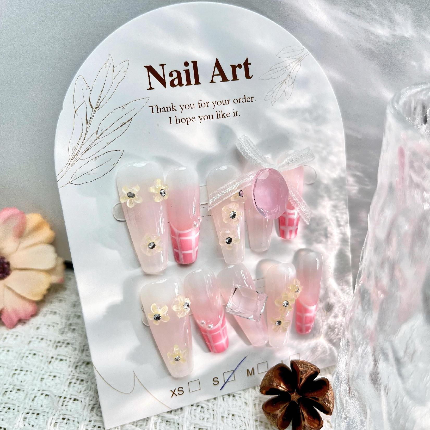 Handmade press on nails fake nails removable