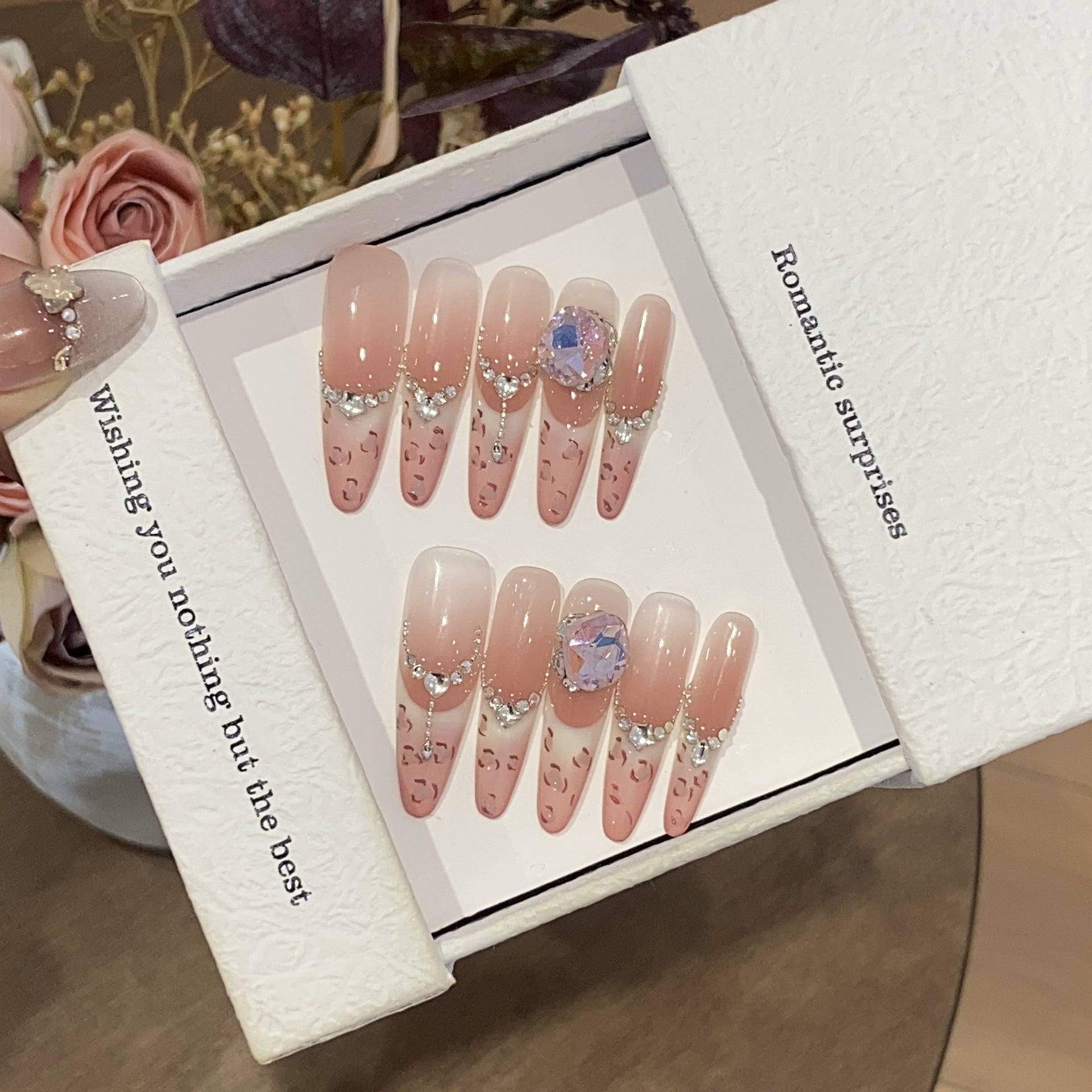 0995- Handmade press on nails fake nails removable