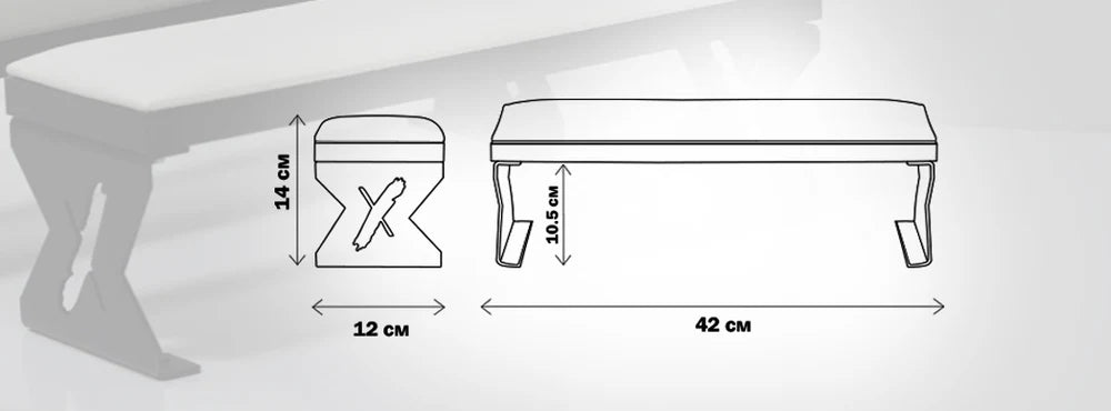 Shemax Hand Rest Comfort - Blue