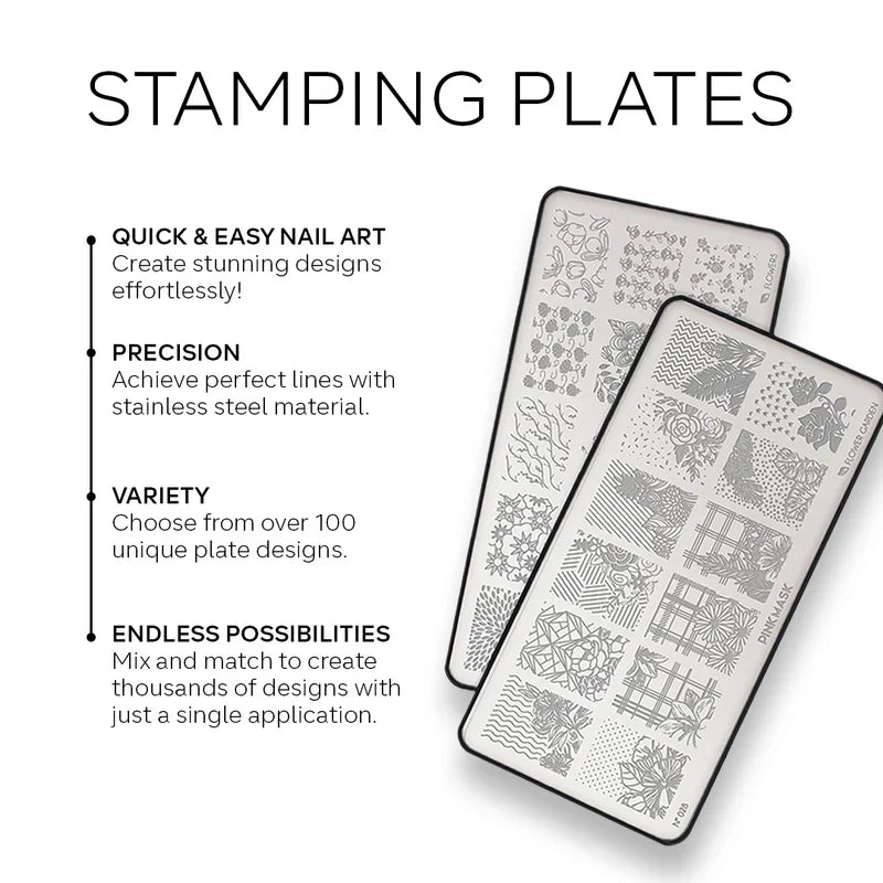 Pink Mask - Stamping Plate Basics #46